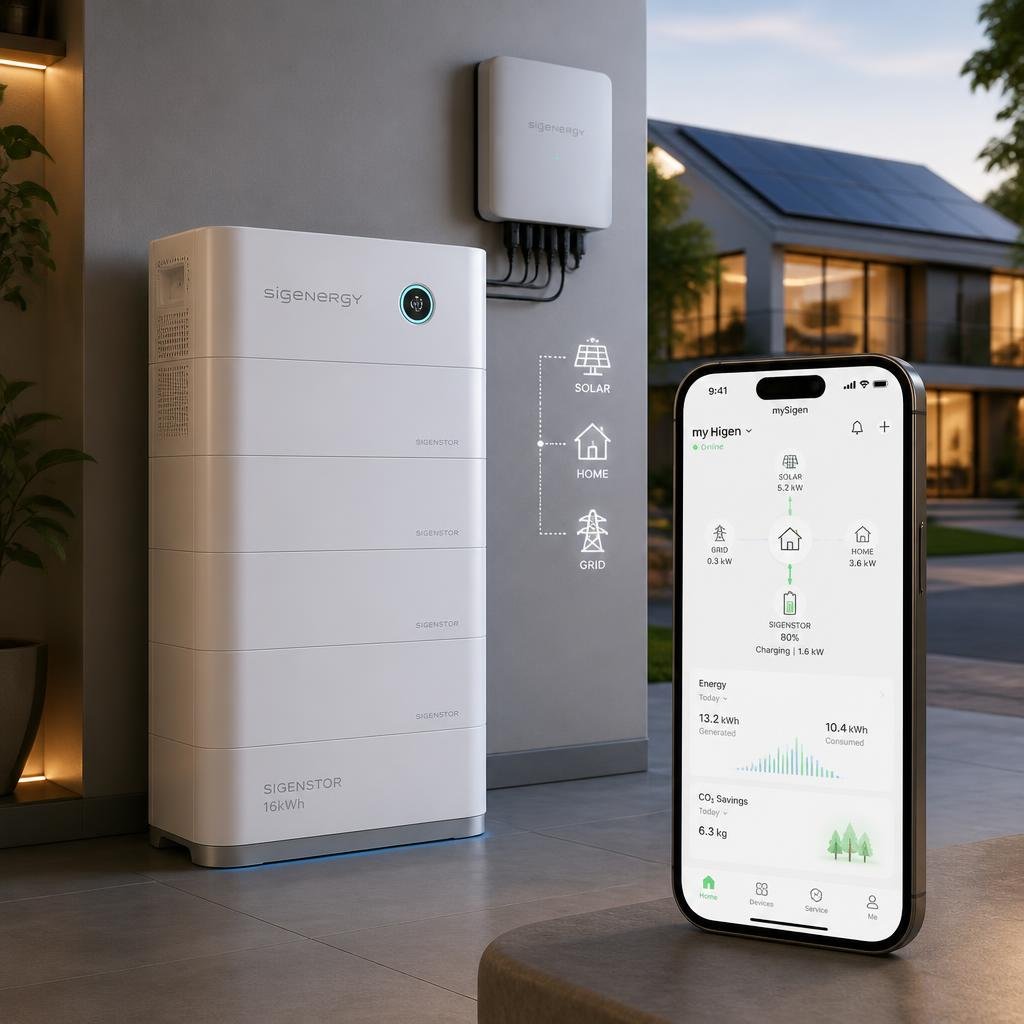 Sigenergy SigenStor 16kWh solar battery storage-- Sigenergy SigenStor 16kWh solar battery storage