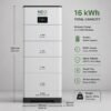 Sungrow SBR160 16kWh solar battery storage Sungrow SBR160 16kWh solar battery storage