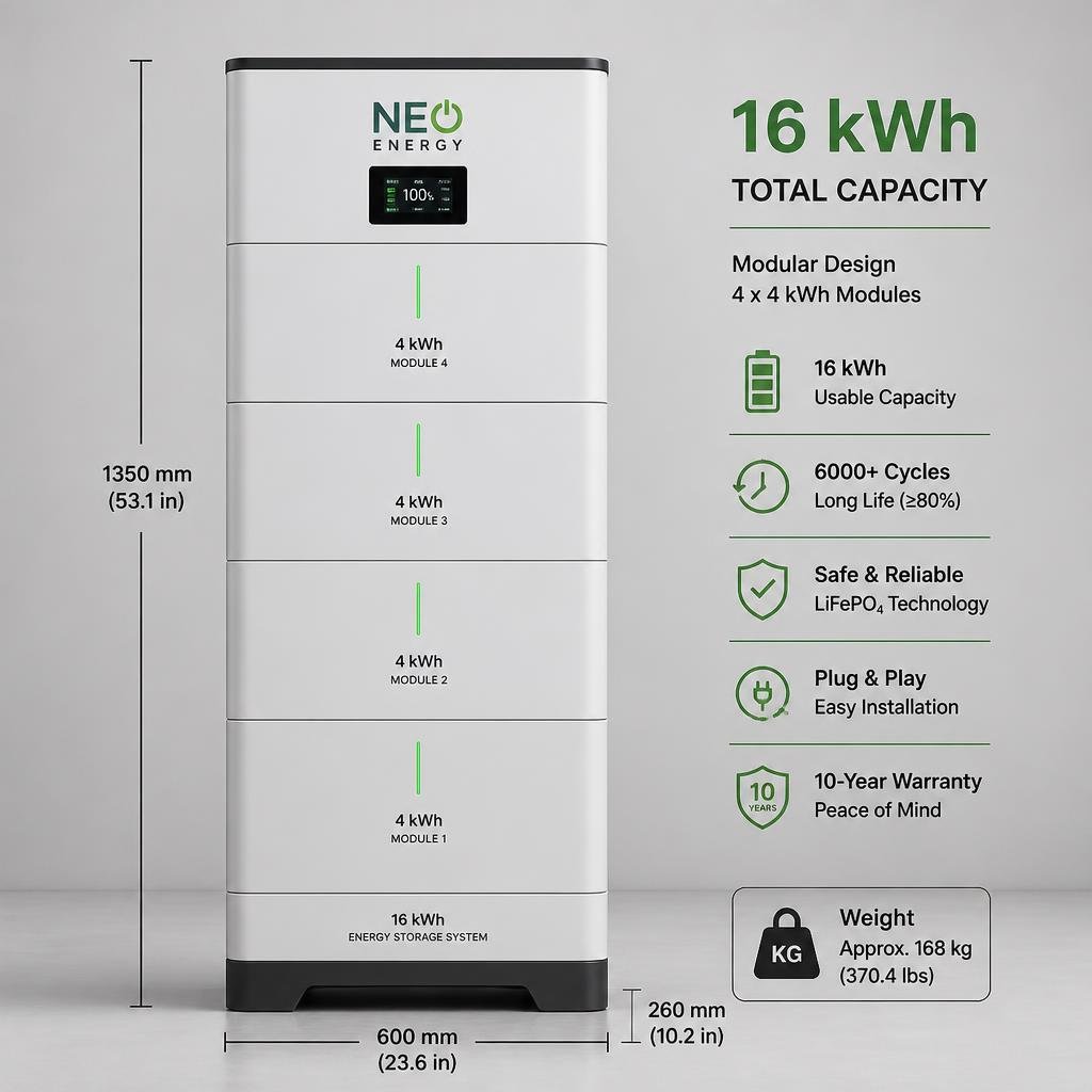 Sungrow SBR160 16kWh solar battery storage Sungrow SBR160 16kWh solar battery storage